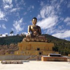 Bhuddha Dordenma looking down over the capital city Thimphu