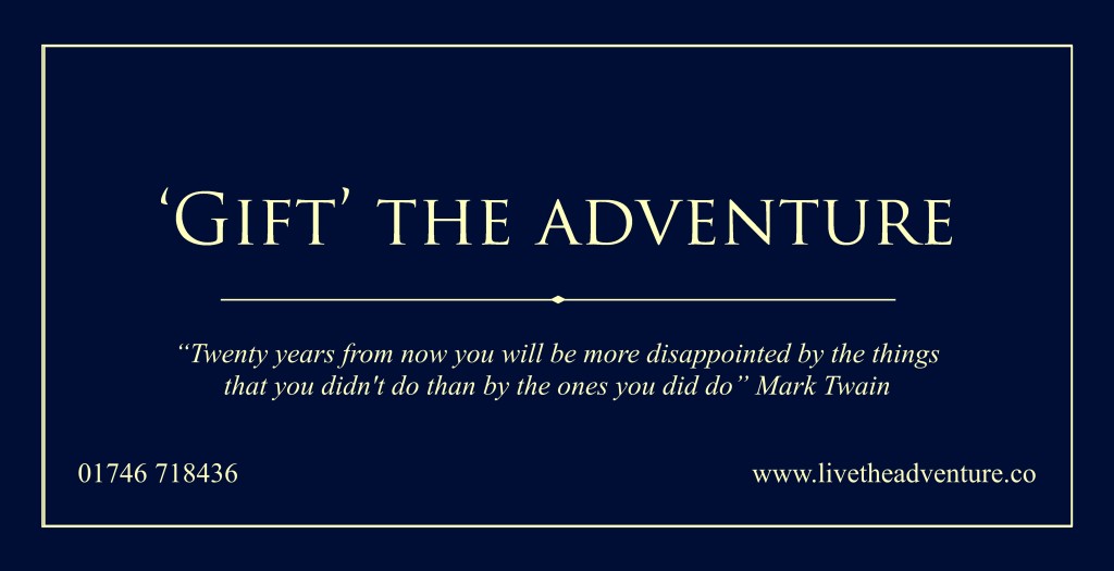 Gift the Adventure Voucher Front